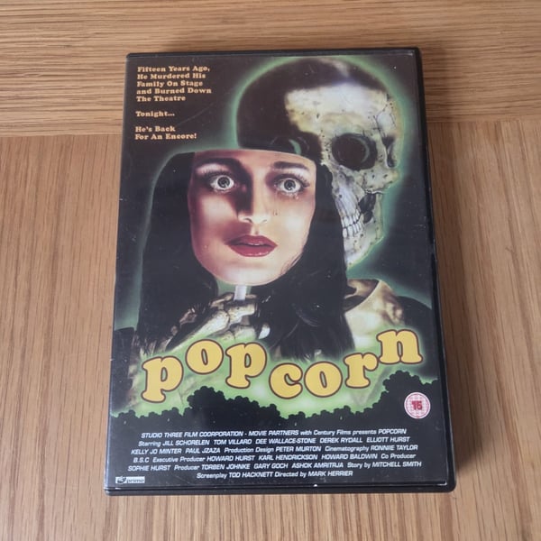 Popcorn (2003) DVD - Jill Schoelen, Herrier (Klassisk gyser)