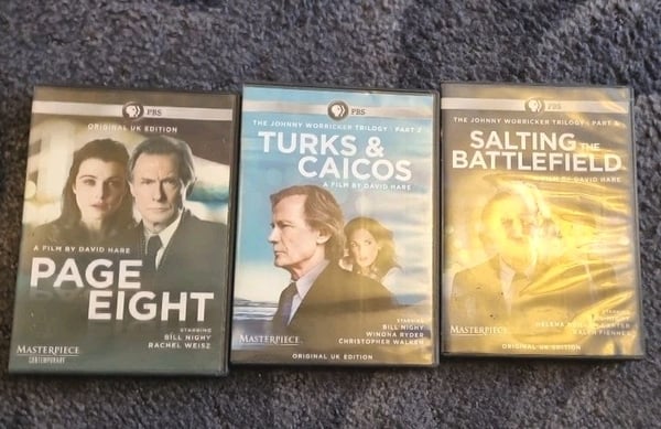 Johnny Worricker Trilogy med Bill Nighy - Original UK Edition DVD