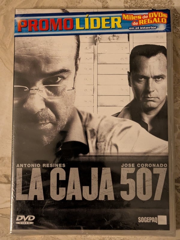 La Caja 507 (Box 507) – Spansk kriminalthriller på DVD