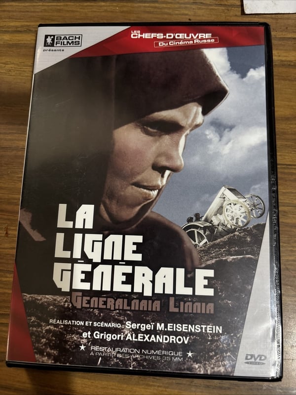 LA LIGNE GENERALE (LES CHEFS-D'OEUVRE DU CINEMA RUSSE) Svart/hvitt DVD (1929)