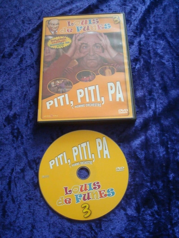Piti Piti Pa Louis de Funès (L'Homme Orchestre) Tjekkisk DVD