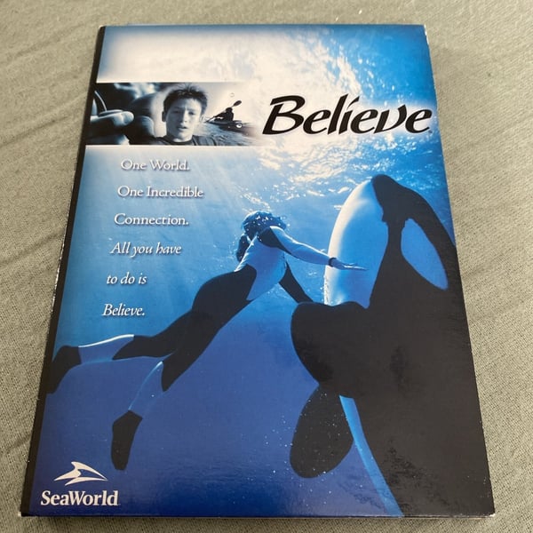 Seaworld Believe (Shamu) – Sjelden Seaworld Show DVD (2008)