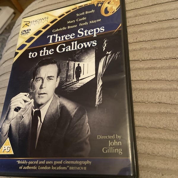 Three Steps To The Gallows – Britisk Kriminalfilm DVD