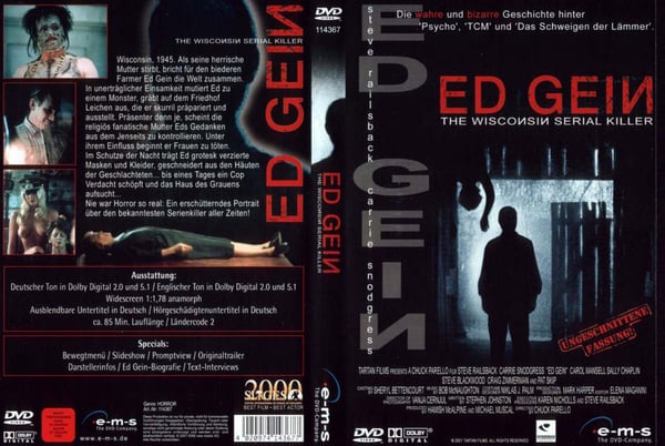Ed Gein: The Wisconsin Serial Killer - In the Light of the Moon (Ucensurert DVD)