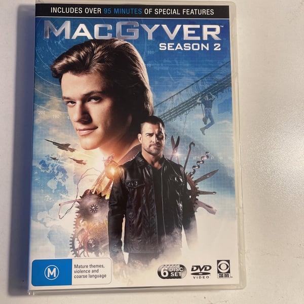 MacGyver Säsong 2 DVD (UK-kompatibel)