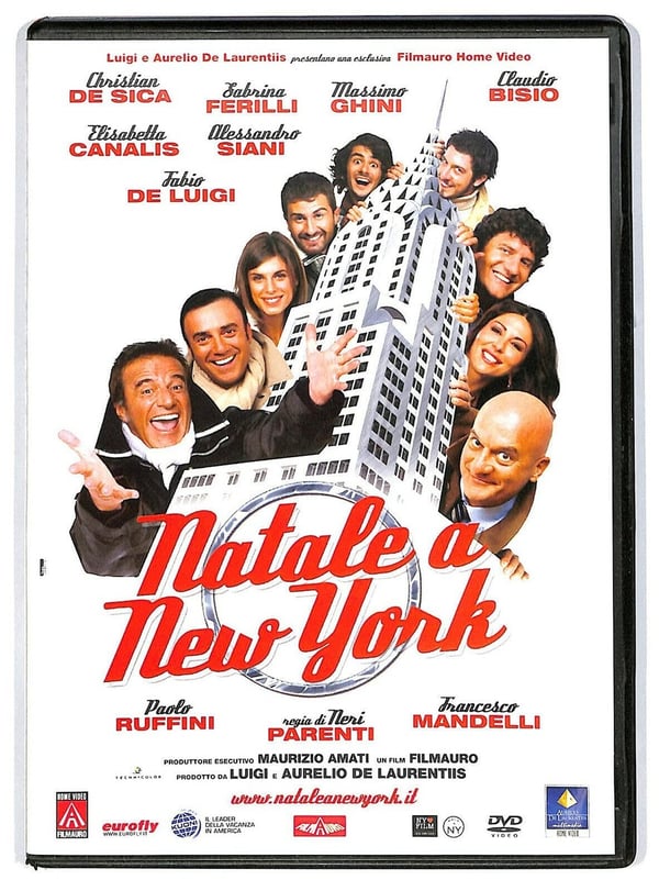 Natale a New York - Italiensk Import DVD med Christian De Sica, Sabrina Ferilli