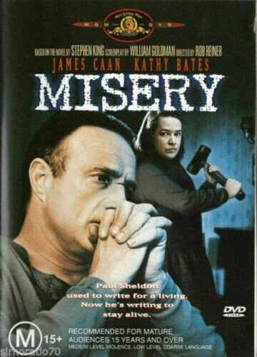 Stephen Kingin Piina (Misery) DVD, James Caan