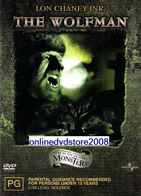 The Wolfman (Lon Chaney Jr., Claude Rains) Klassisk Skrekk DVD