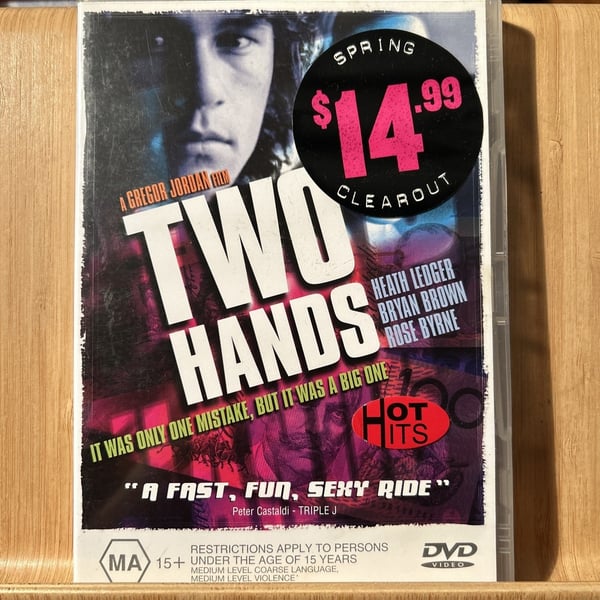 Two Hands (1999) DVD - Heath Ledger, Rose Byrne