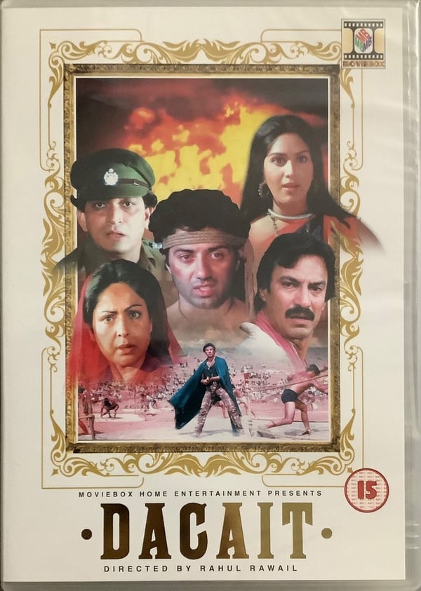Dacait - Bollywood Film med Rakhee, Sunny Deol, Meenakshi Sheshadri DVD