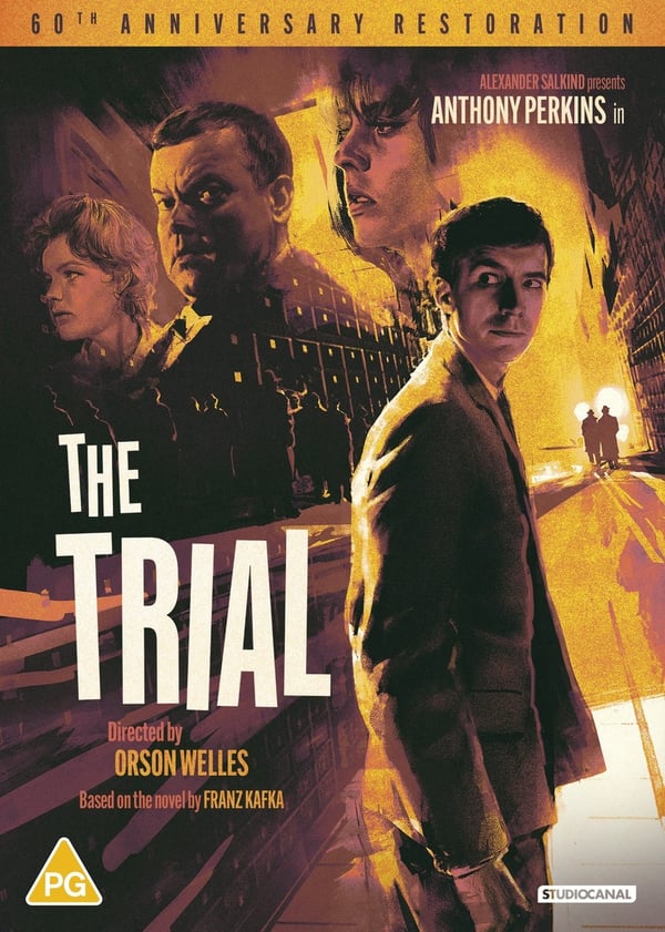 The Trial DVD, pääosissa Elsa Martinelli, Bill Kearns, Arnold Foa, Jess Hahn The Trial DVD, pääosissa Elsa Martinelli, Bill Kearns, Arnold Foa, Jess Hahn