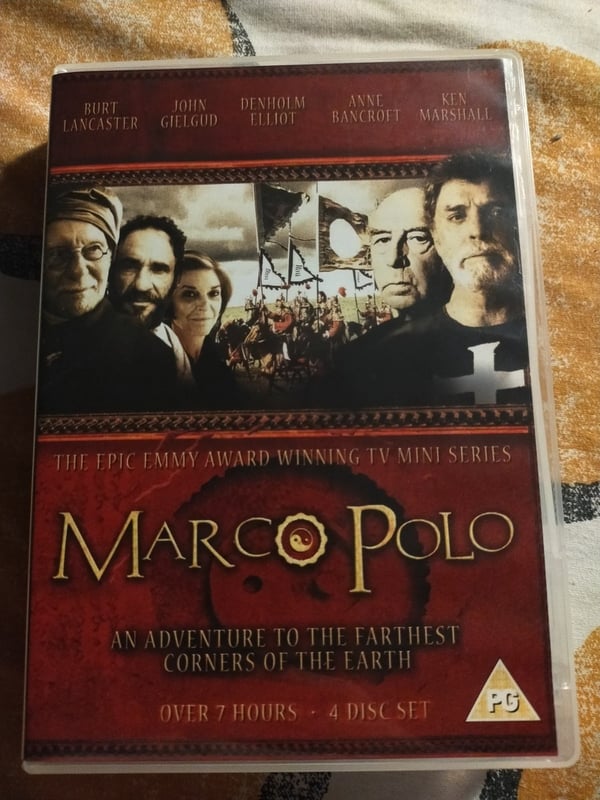 Marco Polo TV Mini-Series (1982) med Burt Lancaster, John Gielgud (DVD)