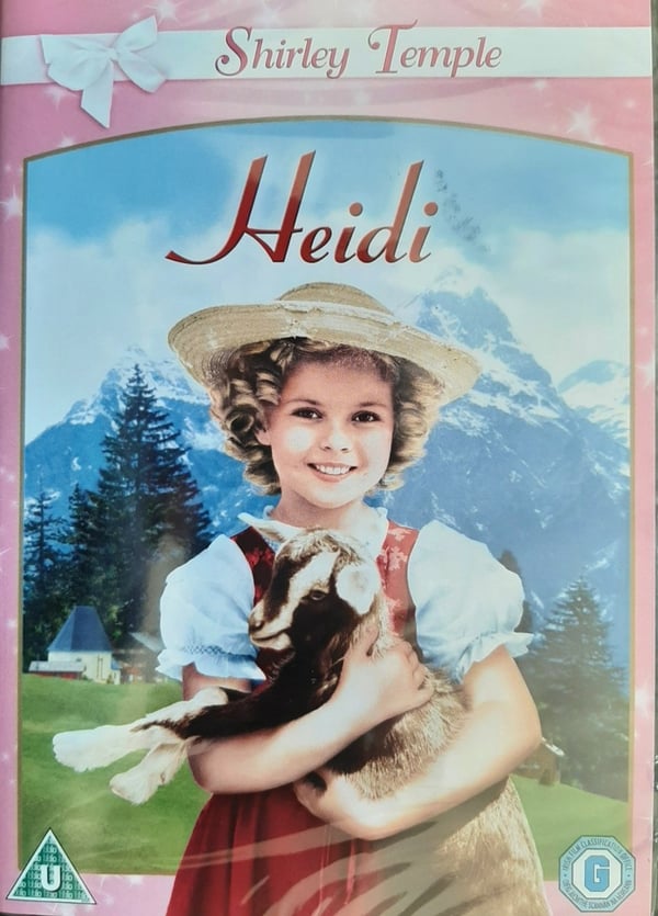 Heidi med Shirley Temple, Jean Hersholt (1937) DVD Heidi med Shirley Temple, Jean Hersholt (1937) DVD