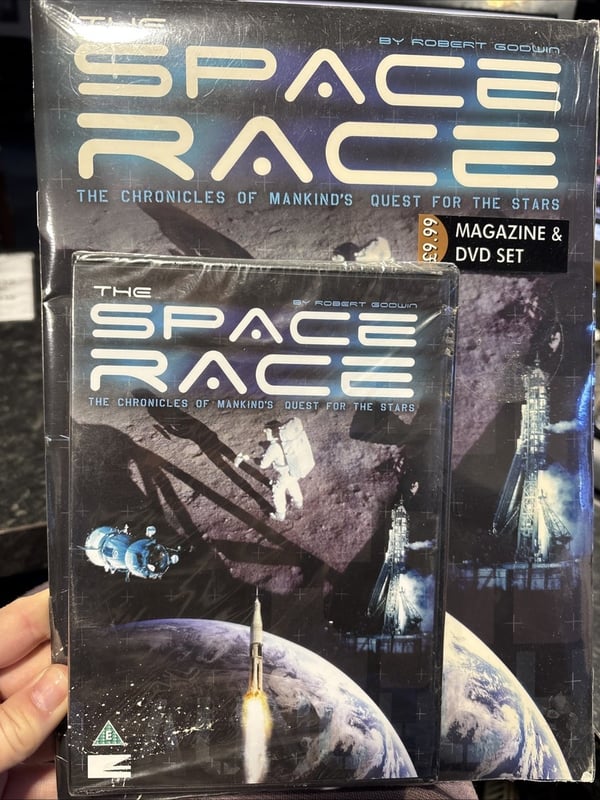 The Space Race And Magazine Set DVD - Historisk dokumentar