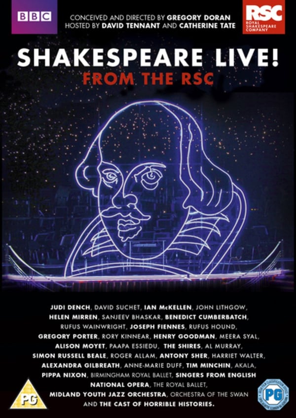 Shakespeare Live!: Royal Shakespeare Theatre DVD med Judi Dench, Ian McKellen
