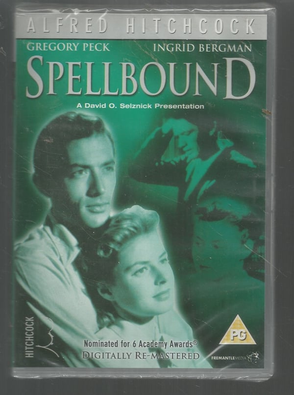 Spellbound – Hitchcock-klassiker med Peck & Bergman DVD (1945)