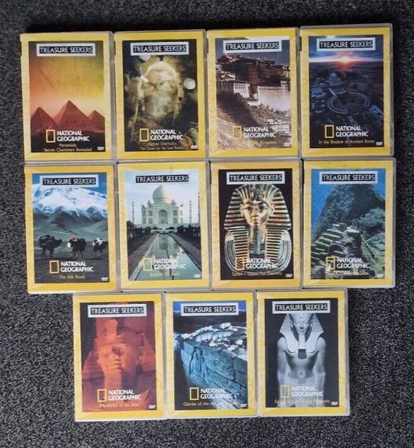 11 National Geographic Skattejægere DVD