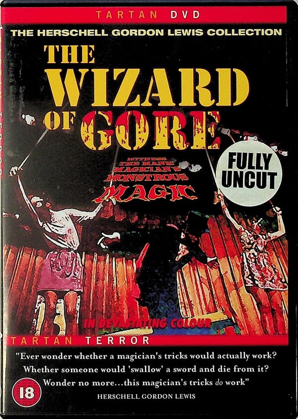 The Wizard Of Gore - Helt oklippt RARE DVD (1970)