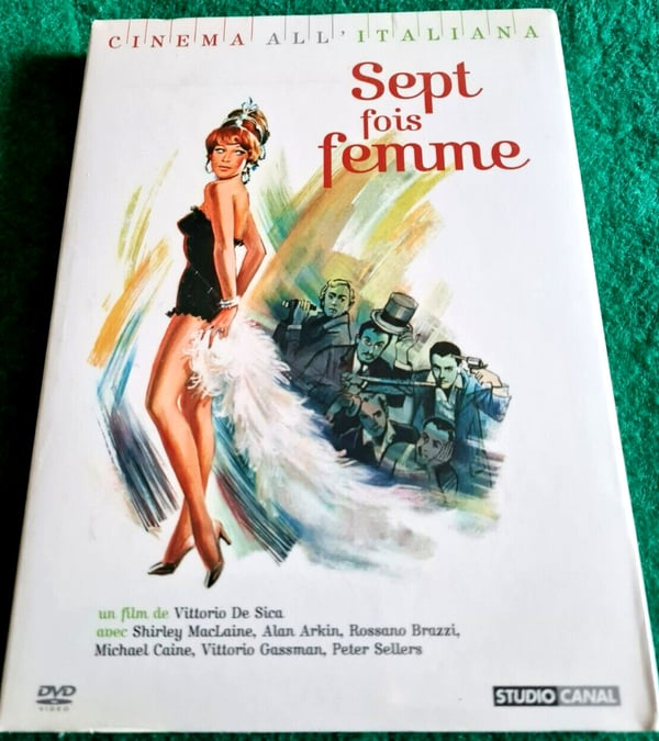 Sept fois femme – Shirley MacLaine (Import DVD med engelsk lyd)