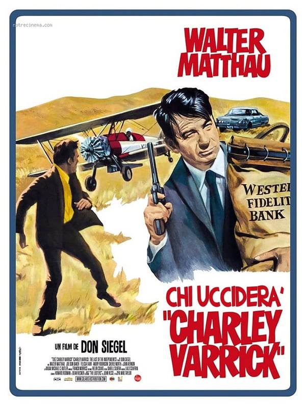 Chi Uccidera' Charley Varrick - Italiensk Import med Walter Matthau, Don Siegel (DVD)