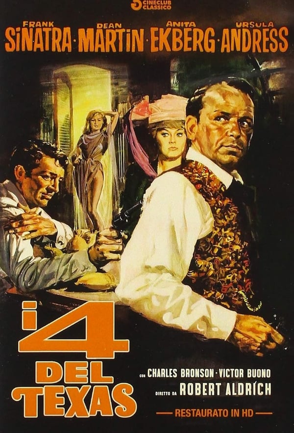 I 4 Del Texas (Restaurert HD) – Sinatra, Martin, Ekberg på DVD