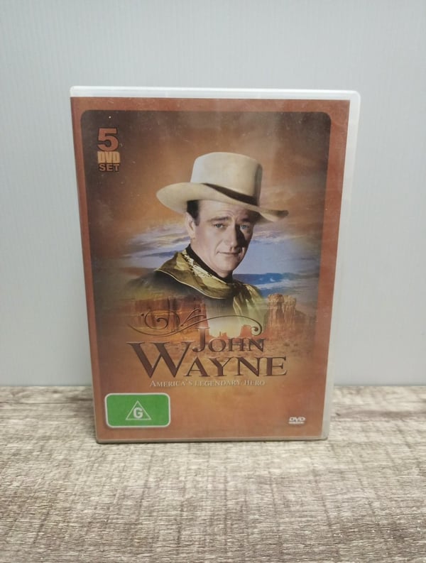 John Wayne: America's Legendary Hero – 5-films pakke på DVD