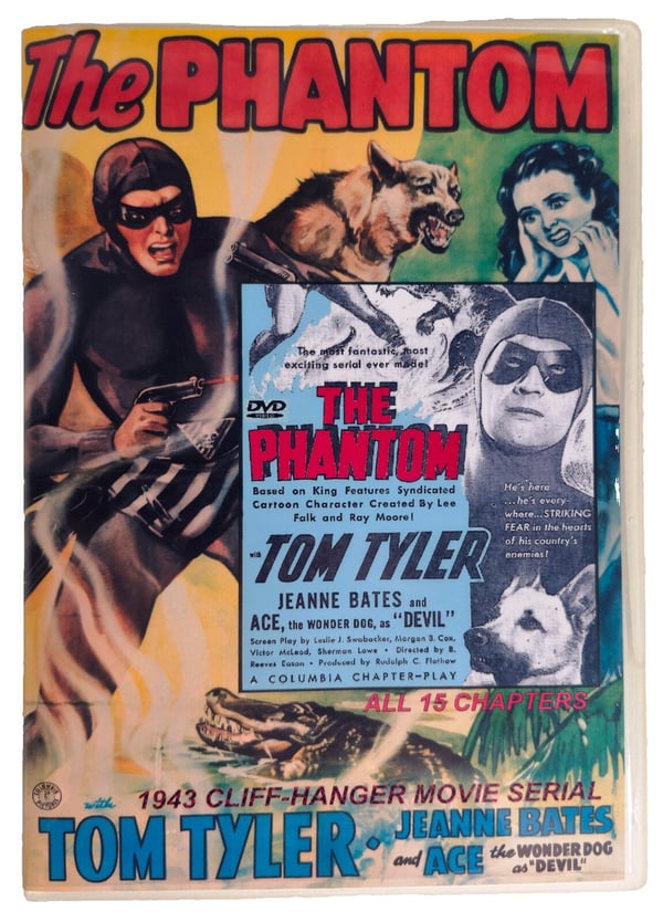 The Phantom (1943) med Tom Tyler: Filmserie 2-DVD