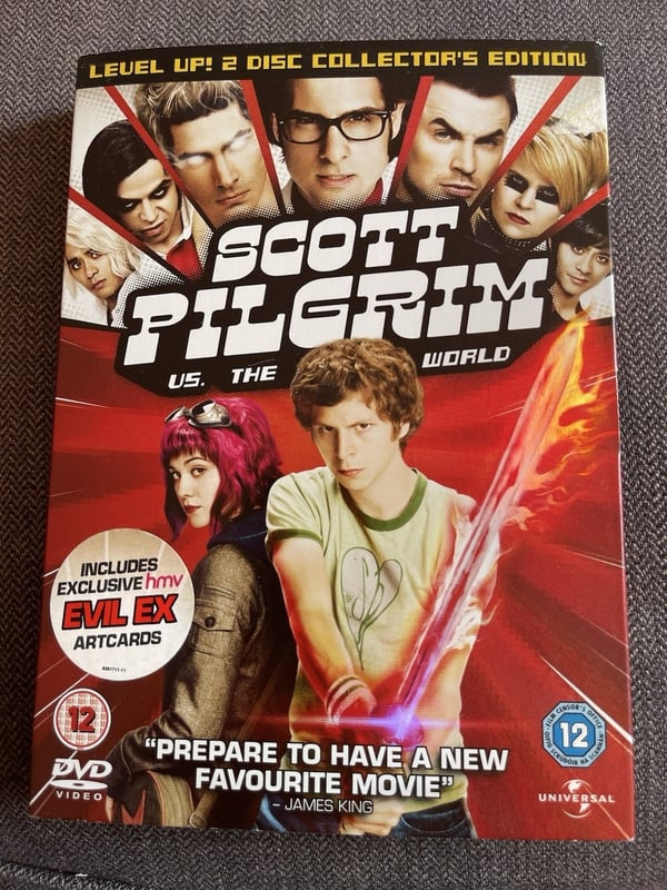 Scott Pilgrim vs The World LIMITED EDITION DVD med postkort