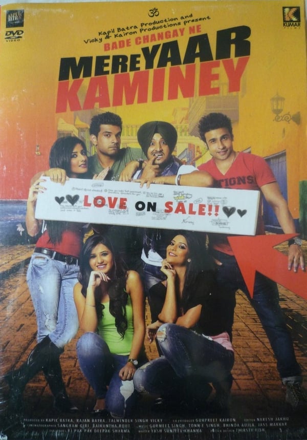 Mere Yaar Kaminey - Punjabi Bollywood Film (DVD)
