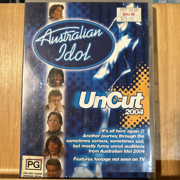 Australian Idol Uncut Region ALL (Sesong 6.3) DVD (2004)