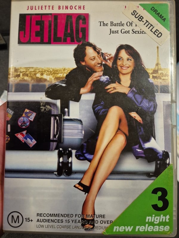 Jetlag Film: Juliette Binoche & Jean Reno Romantisk DVD (2002)