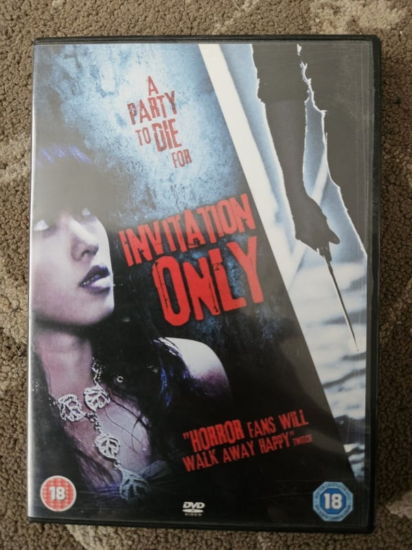 Invitation Only - Skrekkfilm (DVD, Aldersgrense 18)