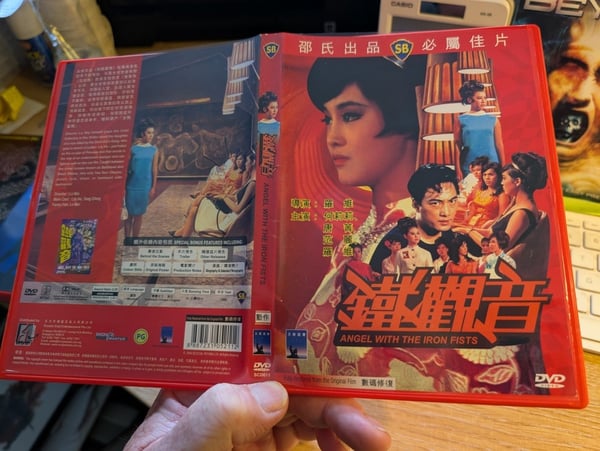 Angel With The Iron Fists - Kun cover, ingen disk (DVD)