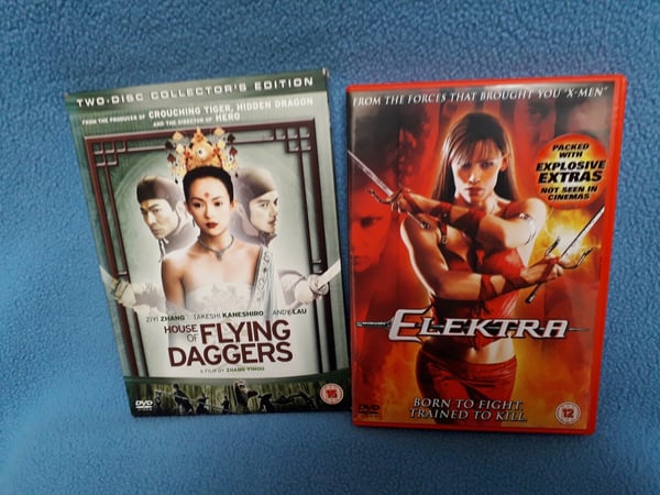 Combat Action Pair: House of the Flying Daggers & Elektra DVD