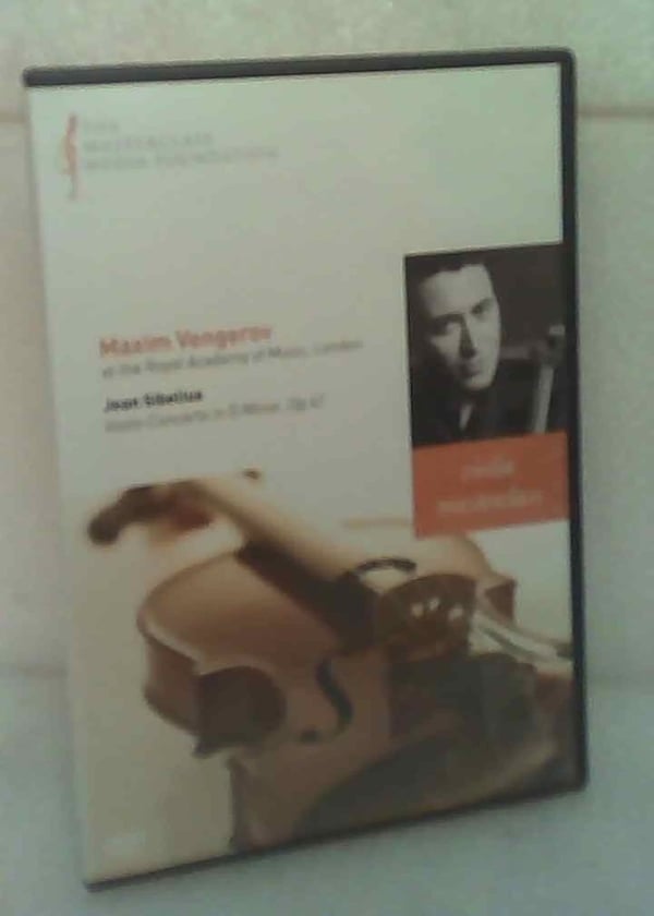 Maxim Vengerov: Sibelius Viulukonsertto D-molli Op. 47 DVD
