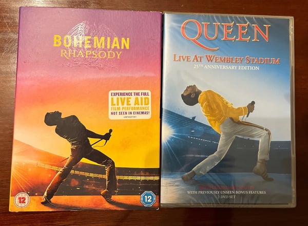 Queen: Bohemian Rhapsody & Live at Wembley 25-årsjubileum DVD