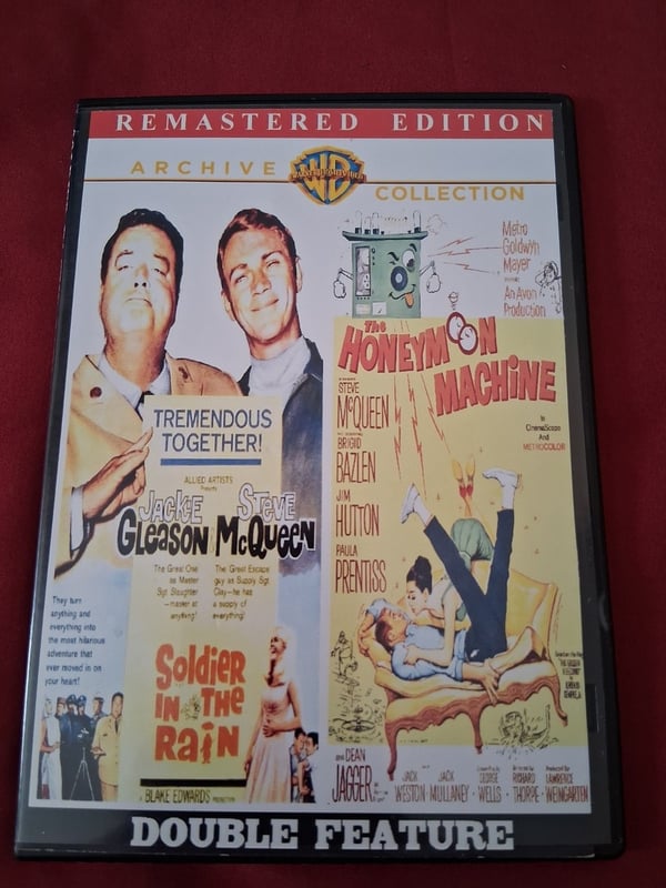 Soldier In The Rain / The Honeymoon Machine DVD med Steve McQueen