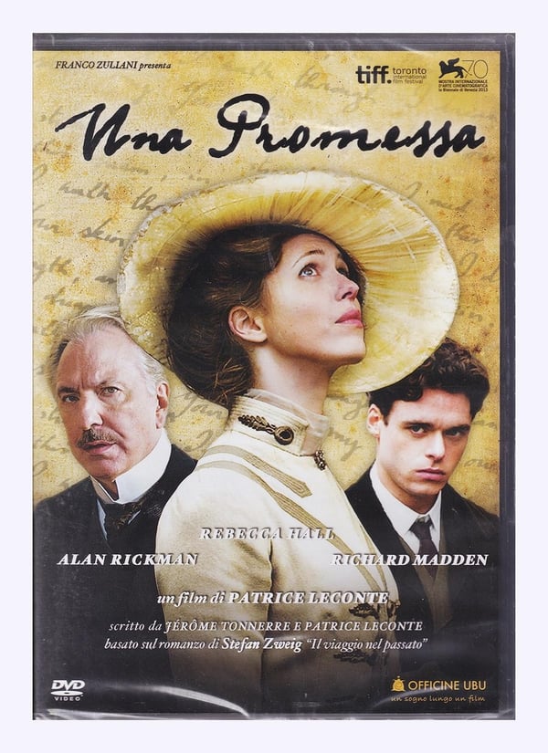 Una Promessa DVD, pääosissa Rebecca Hall, Alan Rickman, Richard Madden