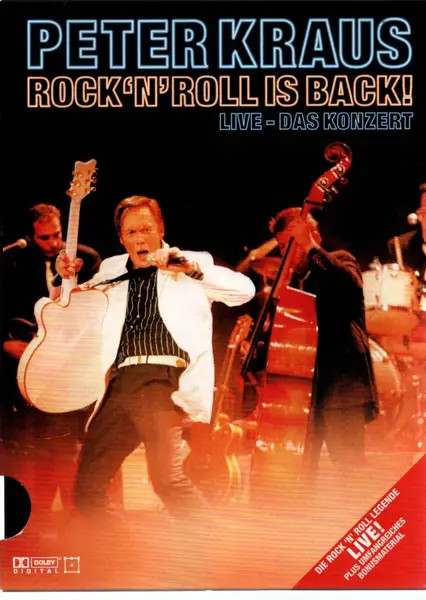 Peter Kraus Rock'n'Roll Is Back! DIGIPAK Universal DVD