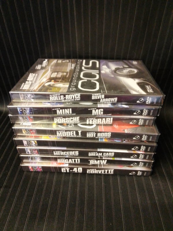 Groundbreaking Cars: 8 DVD:n kokoelma