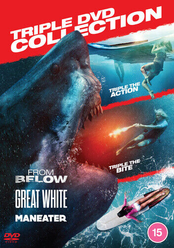 Shark Triple Pack (2023) med Shane West, Lee DVD
