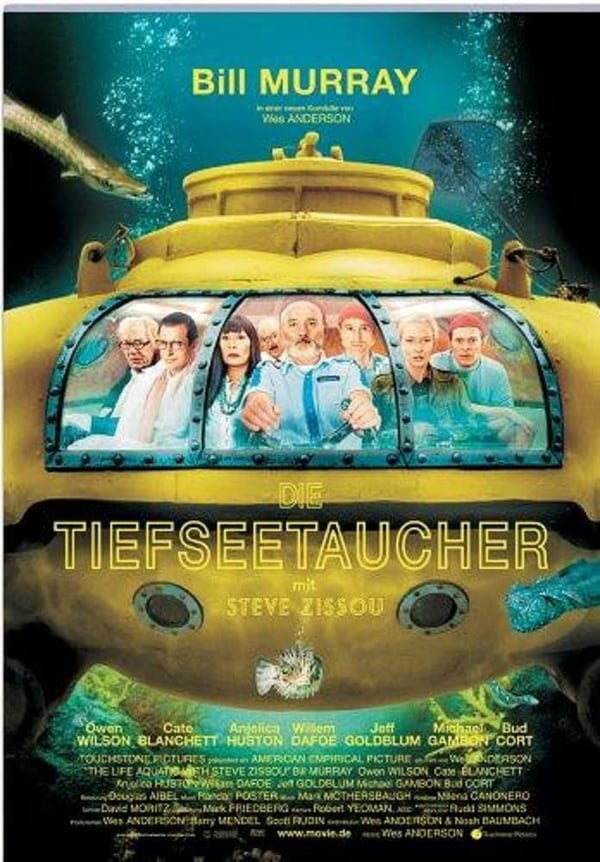 Livet under vann med Steve Zissou (Die Tiefseetaucher) DVD – Bill Murray, Owen Wilson