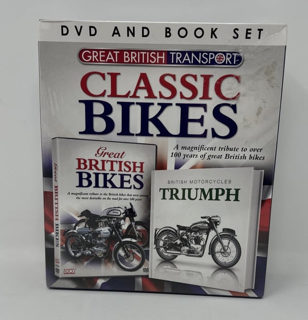 Klassiske Motorsykler & Bok DVD-sett