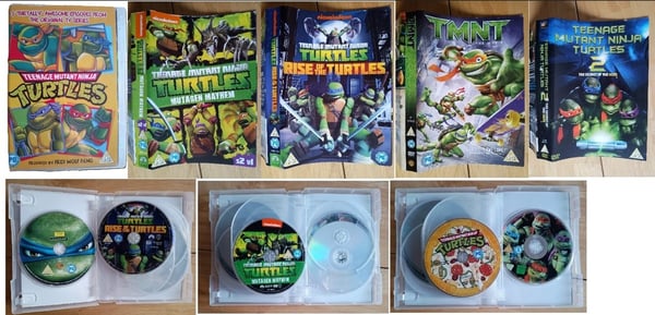5 x Teenage Mutant Ninja Turtles DVD-film