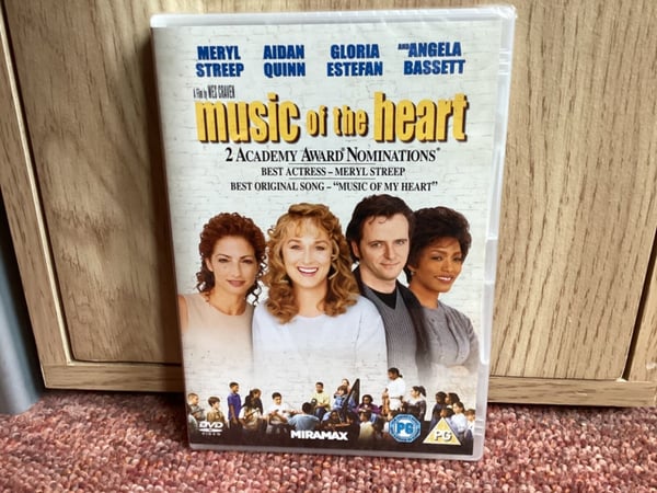Music Of The Heart (2011) DVD, UK-udgave