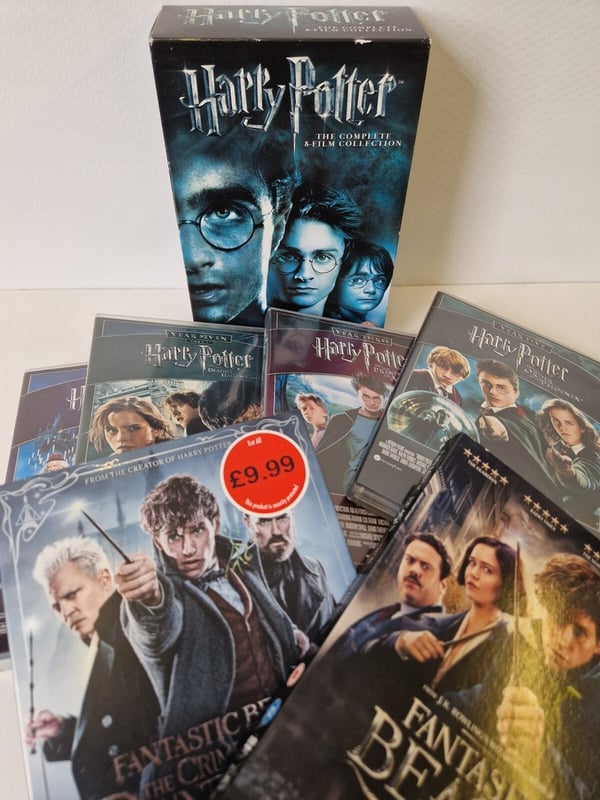 Wizarding World 10-elokuvan kokoelma - Harry Potter & Fantastic Beasts DVD-paketti