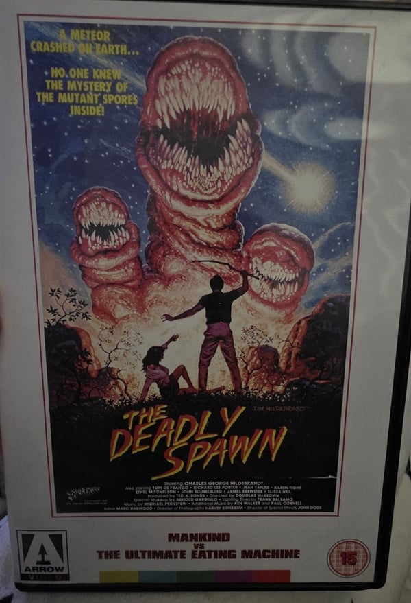 The Deadly Spawn DVD med plakat