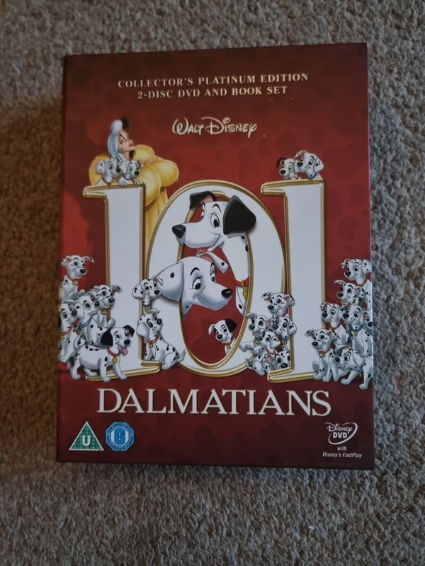 Walt Disney: 101 Dalmatiner – Film och bok på DVD