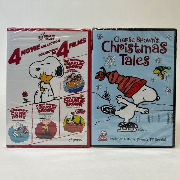 Peanuts: 4 filmer + julsagor DVD-samling