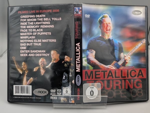 Metallica: Touring Europe – Master Of Puppets TV Rock (2008) DVD